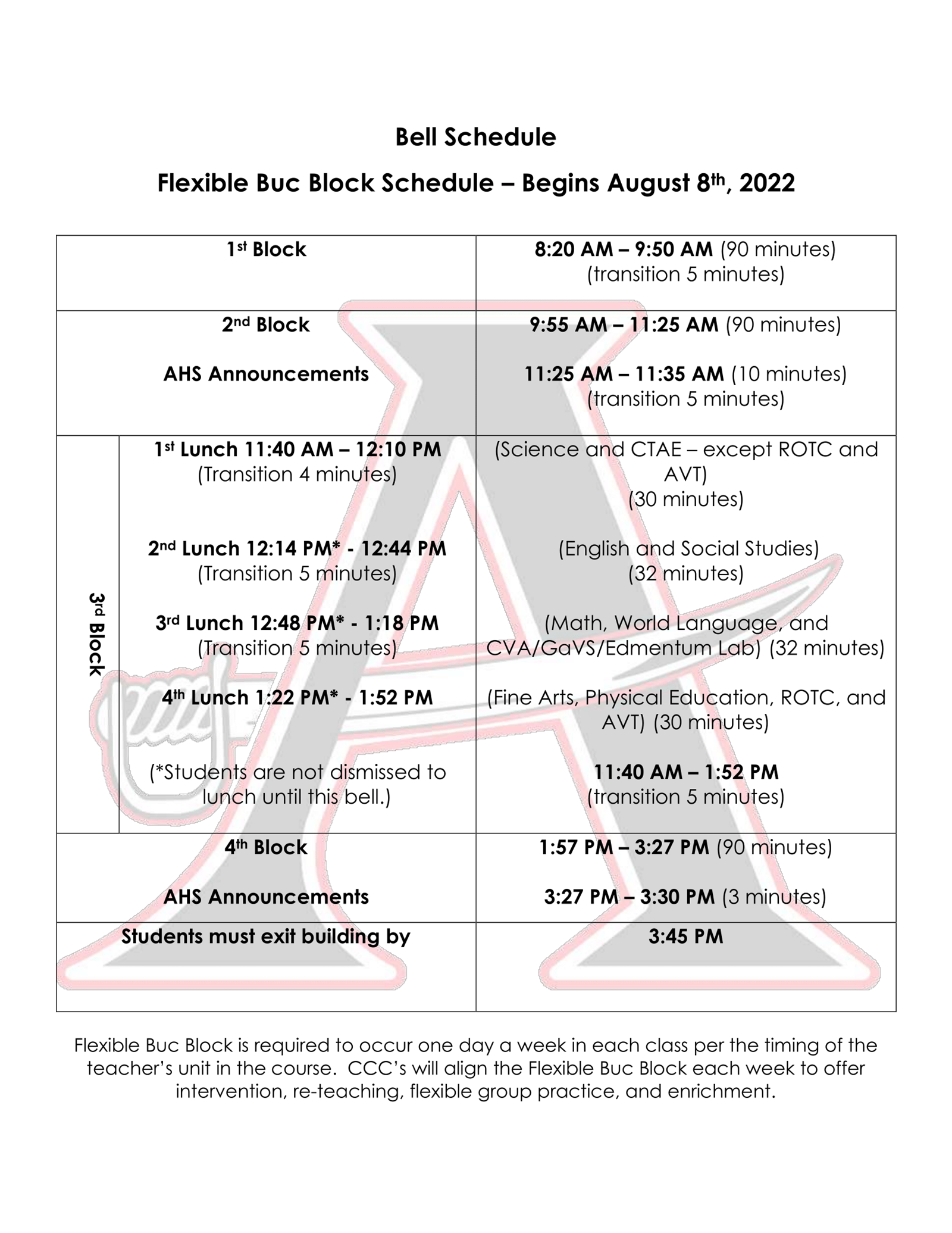 bell-schedule